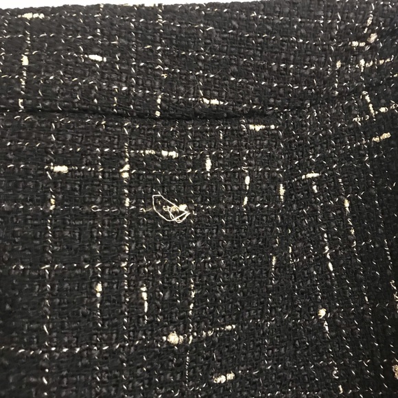 SHEIN Tweed Mini Skirt M - Knee Length black gold - Picture 6 of 10